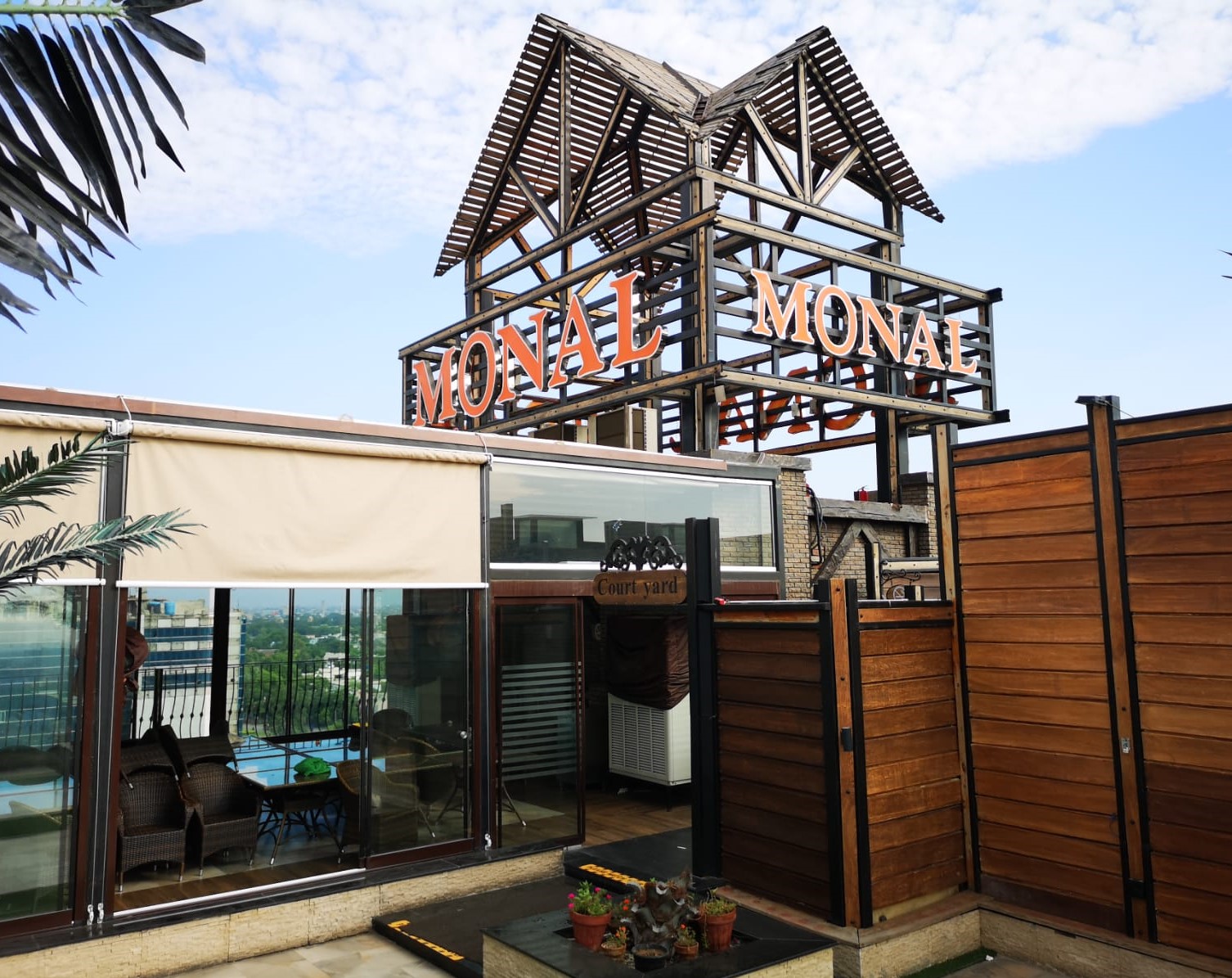 SolarScreen Pakistan working at Monal Restaurant